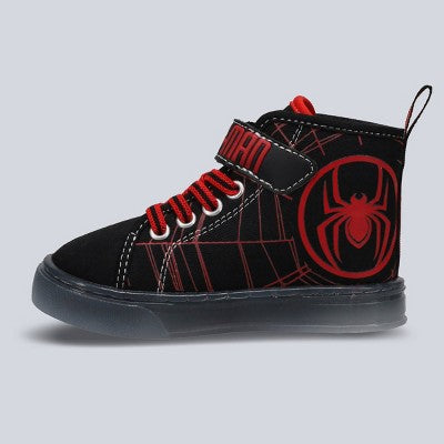 Toddler Marvel Spider-Man Lighted Hi Top Sneakers - 11T