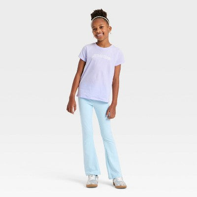 Girls' Short Sleeve 'Go Team' Graphic T-Shirt - XXL Plus