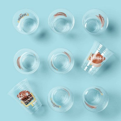 Disposable Clear Plastic Cups - Touchdown - 18oz/30ct - up&up