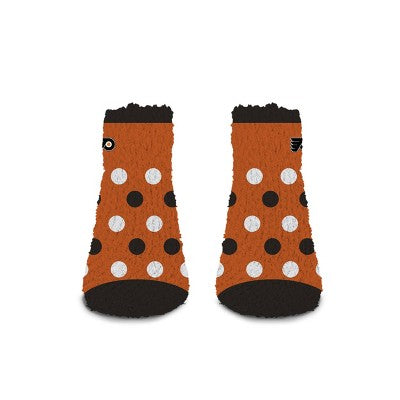 NHL Philadelphia Flyers Dotty Fuzzy Socks - One Size Fits Most