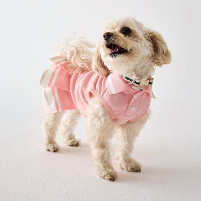 Hooray House Country Club Polo Dress - Pink S
