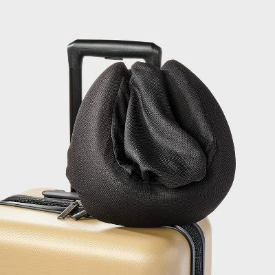 Travel Hoodie Neck Pillow Black - Open Story?