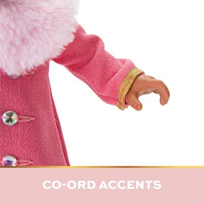 FAO Schwarz Toy Doll Fashion Coat and Pant: Baby Doll Clothing Set for 14-Inch Dolls, Polyester, 3-Piece Outfit