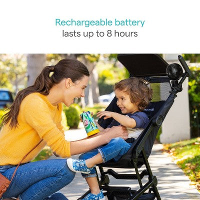 Munchkin Stroller Fan - Portable Baby Cooling System with LED Lights: Compatible With Most Strollers
