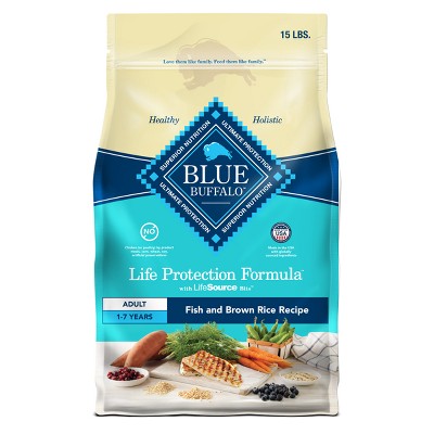 Blue Buffalo Life Protection Formula Natural Adult Dry Dog Food with Fish and Brown Rice - 15lbs (LOCAL PICKUP ONLY)