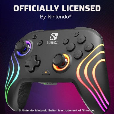 PDP Afterglow Wave Wireless Controller with Motion for Nintendo Switch - Black