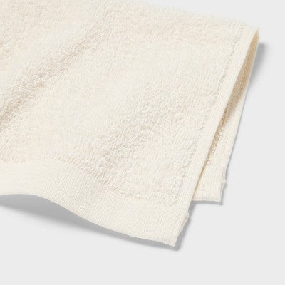 6pc Everyday Bow Dorm Towel Set Ivory - Room Essentials