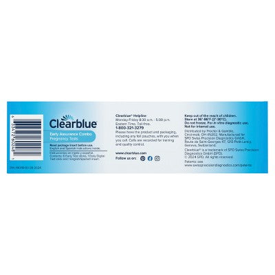 Clearblue Combo Pregnancy Tests - 6 Rapid + 1 Digital