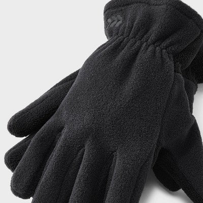 Men's Fleece Gloves - All In Motion Black M/L