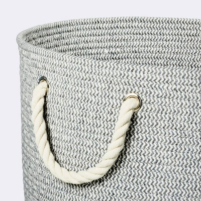 Large Round Coiled Rope Basket - Cloud Island: Storage And Organization, Circular Shape, Modern Decor Style