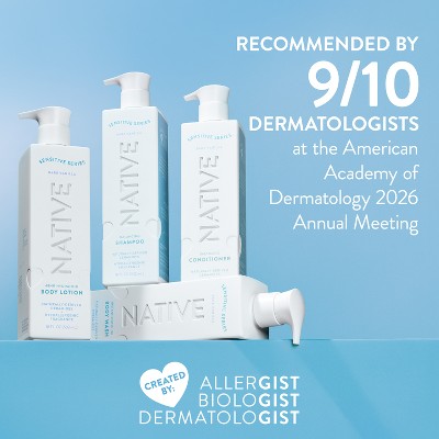 Native Derm Shampoo Balancing Bare Vanilla - 18 fl oz