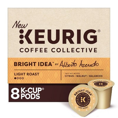 Keurig Coffee Collective Bright Idea Light Roast K-Cup Coffee Pods - 8ct (LOCAL PICKUP ONLY)