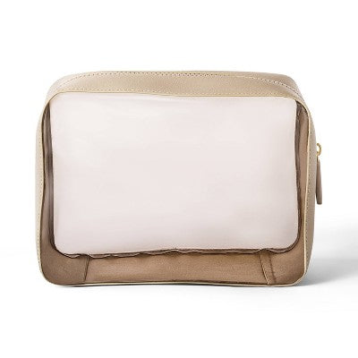 Sonia Kashuk Loaf Travel Makeup Bag - Tan With Window