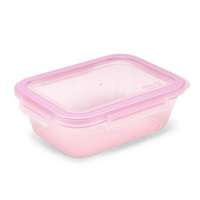 Ello 10pc Snap and Nest Meal Prep Food Storage Containers Pink