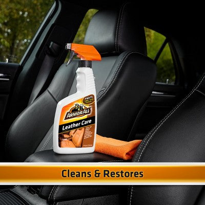 Armor All 16oz Leather Care Automotive Protector: Vehicle Leather Conditioner & Cleaner, Car Interior Protection Liquid