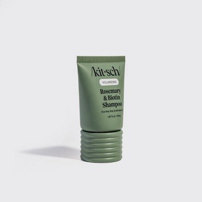Kitsch Volumizing Rosemary & Biotin Liquid Shampoo - 1.87oz: For Fine Hair, Vegan Formula