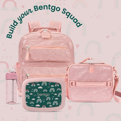 Bentgo Kids' Double Insulated Lunch Bag - Green Rainbow