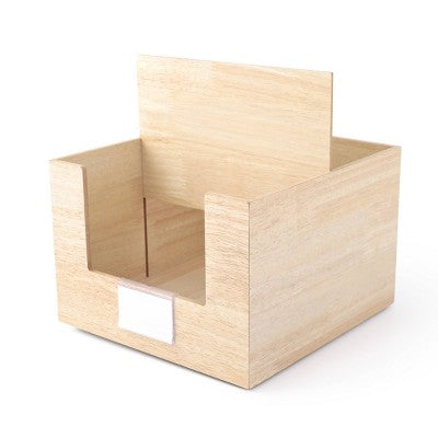 Slanted Front Wood Stackable Bins - Bullseye's Playground