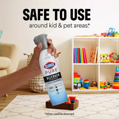 Clorox PURE Allergen Neutralizer Daily Air Spray Air Fresheners Ocean Mist - 8oz: Non-Toxic, Liquid Spray, 1-Pack