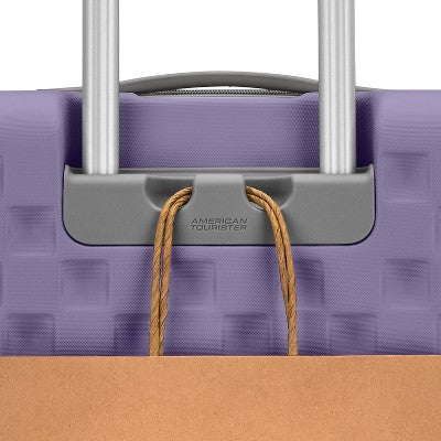 American Tourister Checkered 2.0 Hardside Large Spinner Wheels Suitcase - Purple Haze