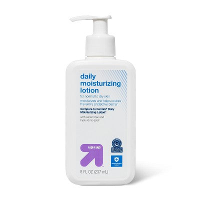 Daily Moisturizing Lotion for Normal to Dry Skin Unscented - 8 fl oz - up&up