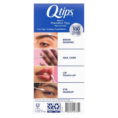 Q-Tips Precision Tip - 170ct: Cotton Swabs, 1 Pack