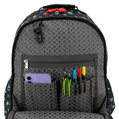 JWorld Duet Kids' 18" Backpack with Detachable Lunch Box - Game