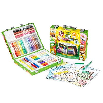 Crayola Mini Inspiration Art Case Silly Scents Smash Ups: Scented Crayons & Markers, Kids' School Supplies, Creative Kit