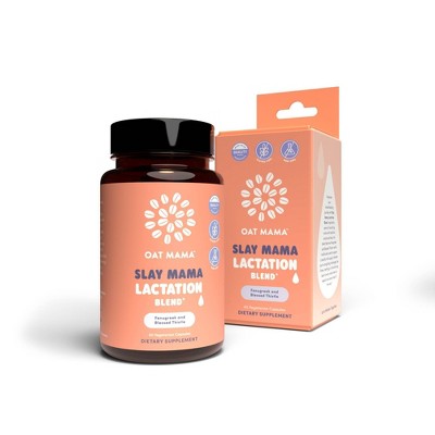 Oat Mama Slay Mama Lactation Supplements - 60ct: Dietary Capsules, 60-Count
