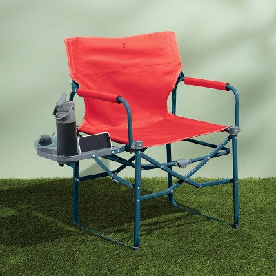 Folding Director's Outdoor Portable Camping Chair Red - All In Motion