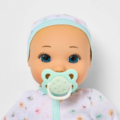 14" Baby Doll Set - Blonde Hair + Blue Eyes - Gigglescape: Includes 31 Pieces, Doll Accessories, Play Set