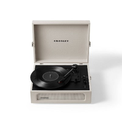 Crosley Voyager Bluetooth Vinyl Record Player - Dune: Belt Drive, Portable, 3-Speed