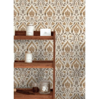 Brewster Peel and Stick 1pc Wallpaper Isle Brown