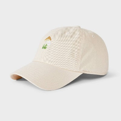 Mushroom Graphic Baseball Hat - Universal Thread Cream