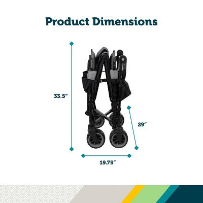 Safety 1st Summit Quad Stroller Wagon - Gray Harbor (LOCAL PICKUP ONLY)