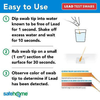 Safe Home 10pk DIY Surface Lead Combo Test Kit
