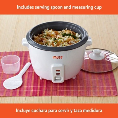 IMUSA 5 Cup Rice Cooker White