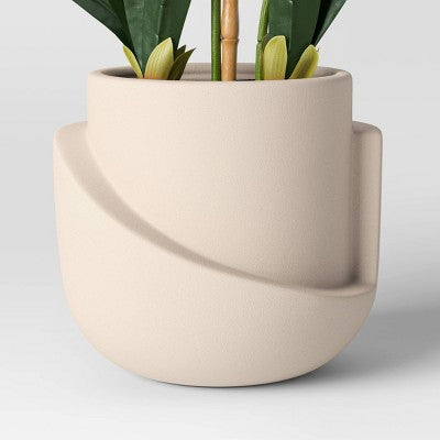 Luxe Orchid in Geometric Pot - Threshold (LOCAL PICKUP ONLY)