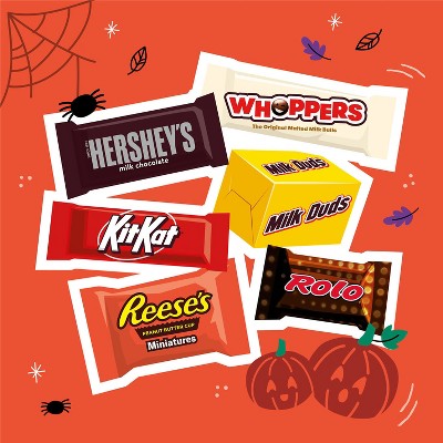 HERSHEY'S Chocolate Assorted Halloween Candy Variety Miniatures - 35.93oz/115pc