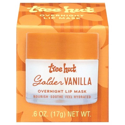 Tree Hut Lip Mask - Golden Vanilla - 0.6oz