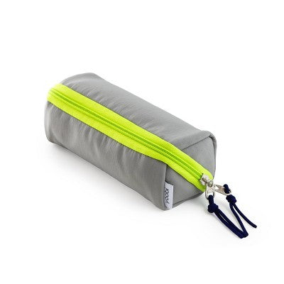 Yoobi Single Zip Pencil Pouch Steel Gray