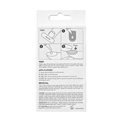 KISS Products Gel Fantasy Magnetic Fake Nails - Stream - 31ct