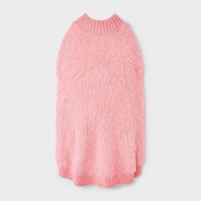 Pink Eyelash Dog Sweater - Boots & Barkley L