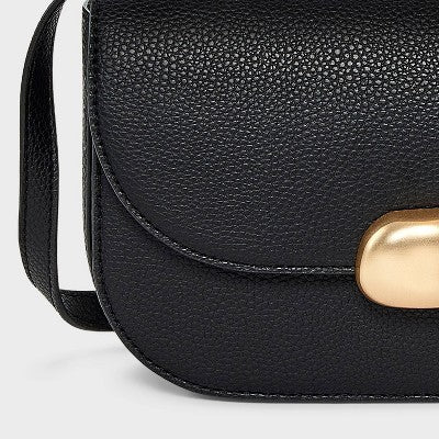 Flap Crossbody Bag - A New Day Black