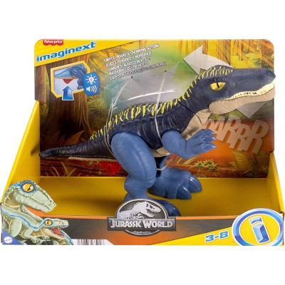 Fisher-Price Imaginext Jurassic World Growl & Glow Baryonyx Dinosaurwith Lights Sounds