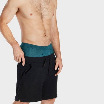 Pair of Thieves Men's Quick Dry Cotton Boxer Briefs 3pk - Green M: Mid Rise, Fold Over Waistband, Machine Washable