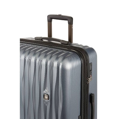 SWISSGEAR Energie Hardside Large Checked Spinner Suitcase - Iron Gray