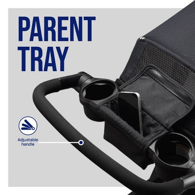 Chicco Bravo 3-in-1 Quick-Fold Trio Travel System - Ombra: 48.3 lbs, 35.2 Inches Depth, 42.7 Inches Height (LOCAL PICKUP ONLY)