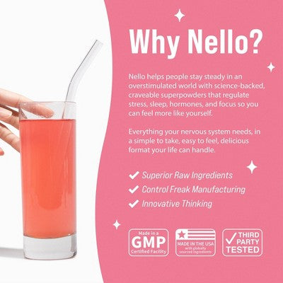 Nello Superbalance Drink Mix Supplement Powder - Strawberry Lemonade - 10ct: Multivitamins, 10 Count
