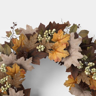 24" Mixed Fall Wreath - Threshold: Fall (LOCAL PICKUP ONLY)
